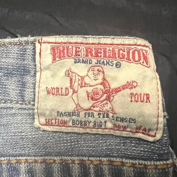 True Religion World Tour Bobby Big T flared jeans. - Picture 5 of 7